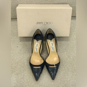 Blue Swede Jimmy Choo Heels